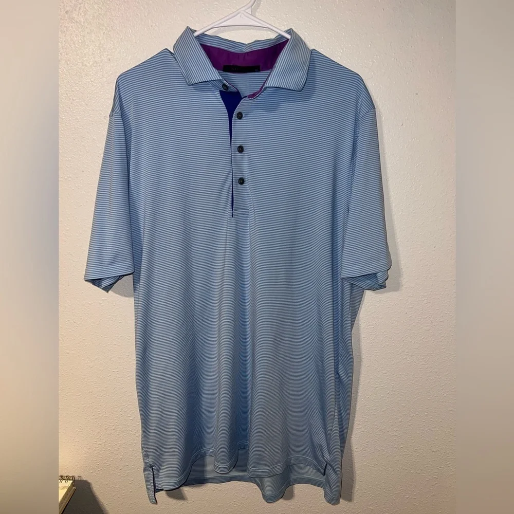 Greyson Purple and Blue Polo Shirt - Picture 1 of 5
